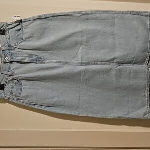 Light Blue Denim Skirt